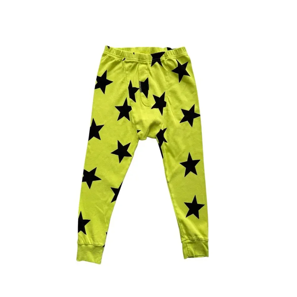 Nununu Neon Stars Short Sleeve Pajama Set Size 6-7y